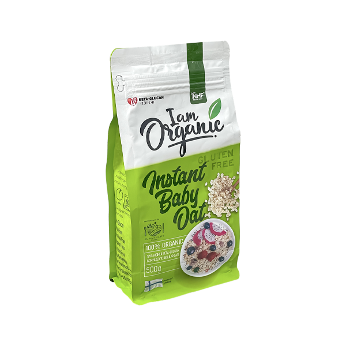 NHF I Am Organic Instant Baby Oats 500g